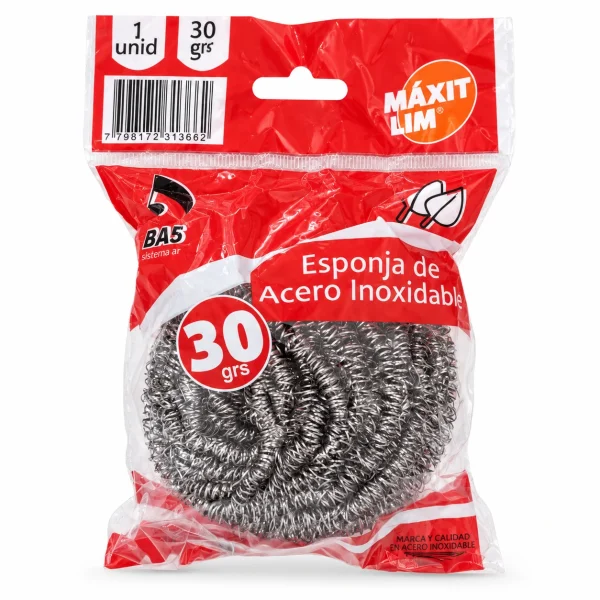 Esponja de acero inoxidable 30gr