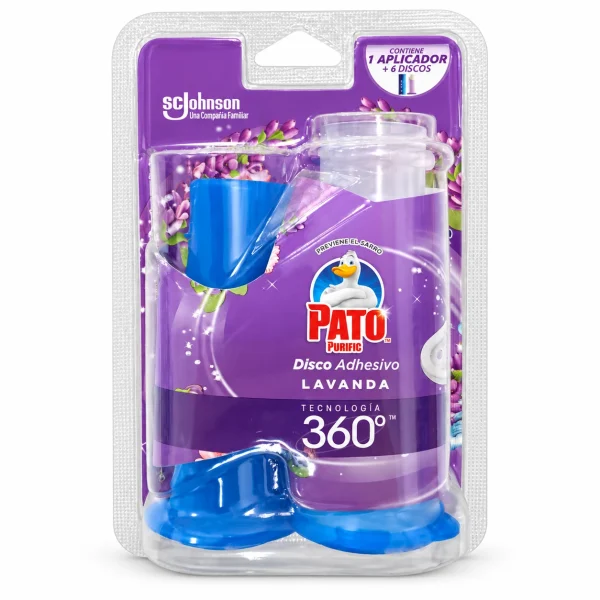 Pato Purific Disco Adhesivo 1 aplicador + 6u.