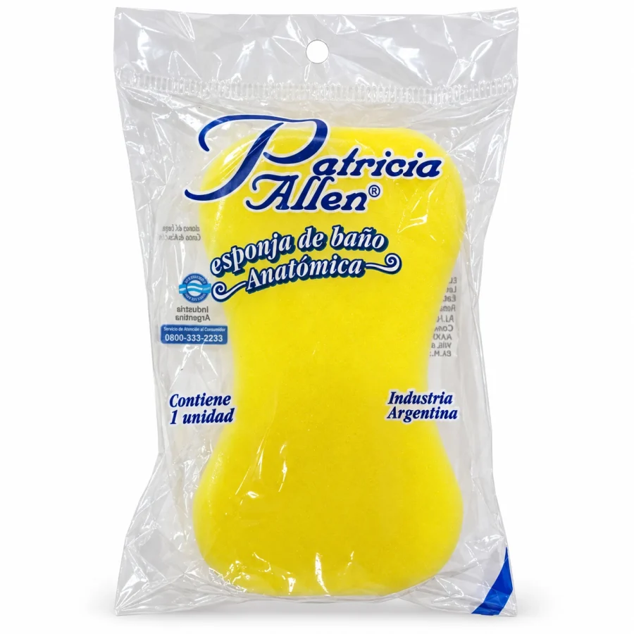 Esponja de baño anatómica