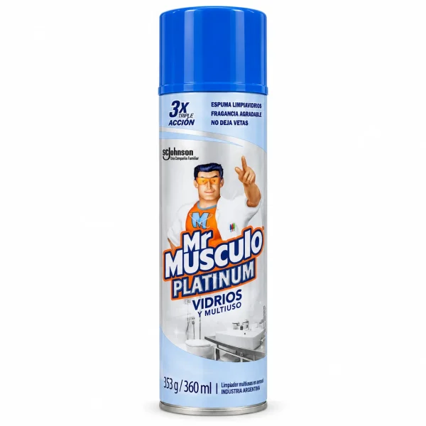 Mr Músculo Aerosol Vidrios y Multiuso 360ml