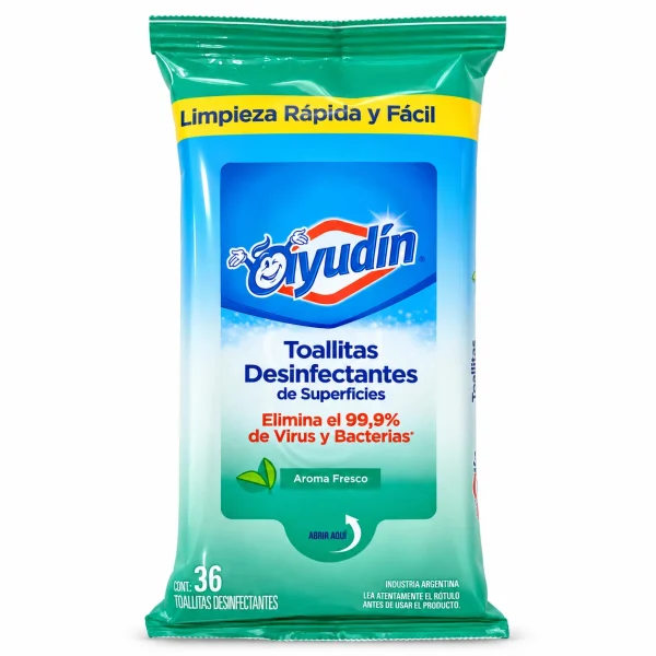 Ayudín Toallitas desinfectantes x 36