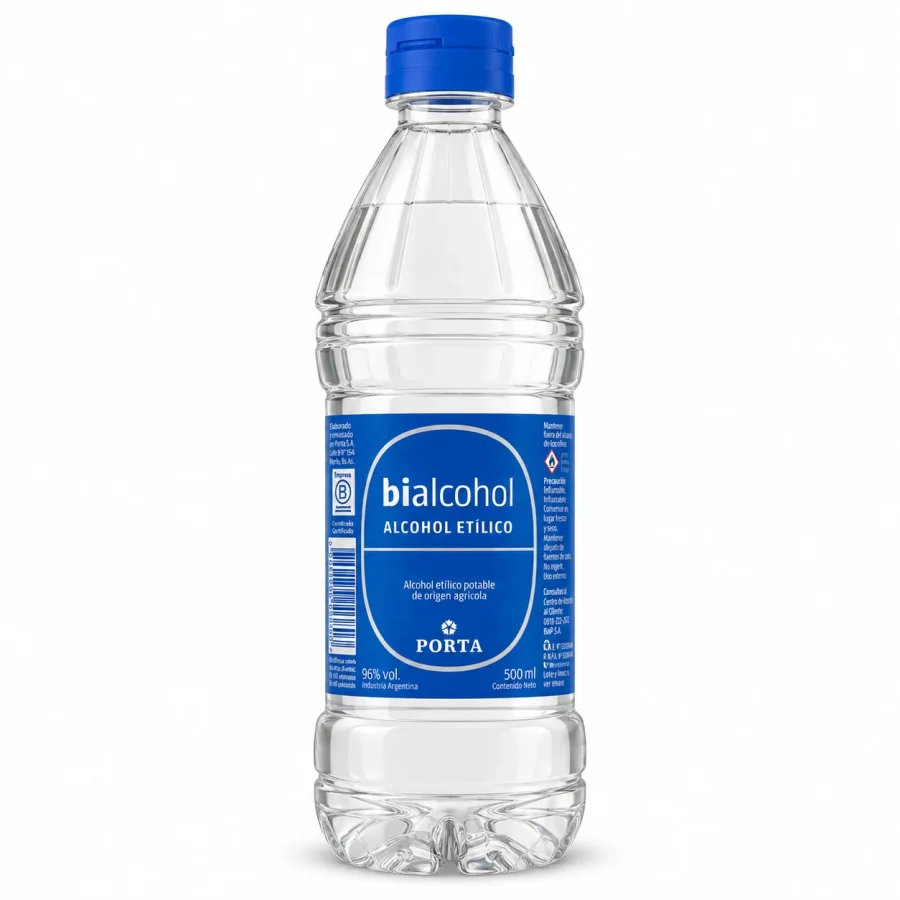 Alcohol Etílico 96% vol. Porta 500ml