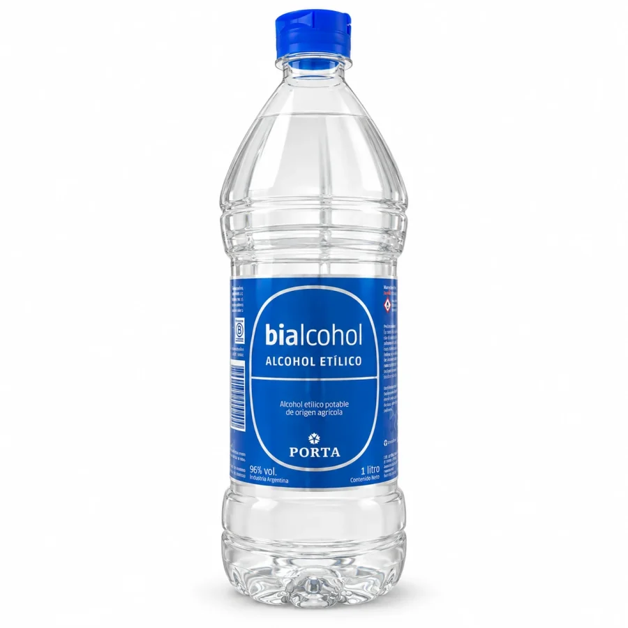 Alcohol Etílico 96% vol. Porta 1L