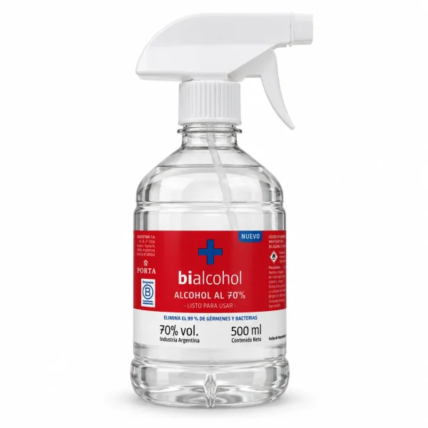 Alcohol Etílico 70% vol. Porta en spray 500ml