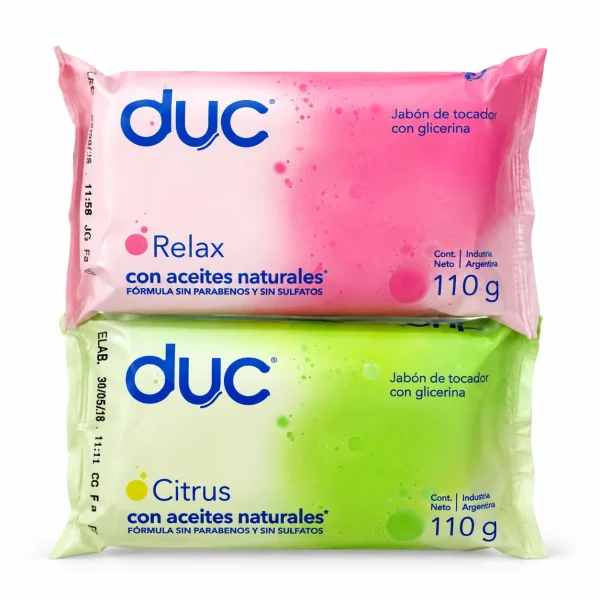 Duc Jabón de tocador con glicerina 110gr