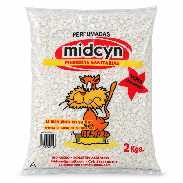 Midcyn Piedras Sanitarias Perfumadas x 2kg