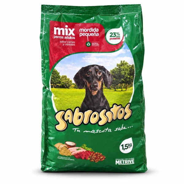 Sabrositos Perros Mordida pequeña Mix 1,5kg