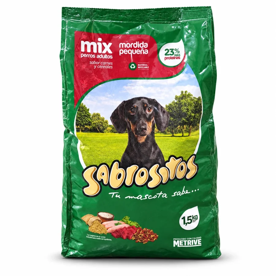 Sabrositos Perros Mordida pequeña Mix 1,5kg