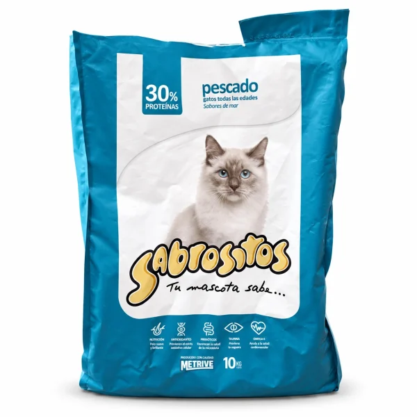 Sabrositos Gatos Sabores de Mar 10kg