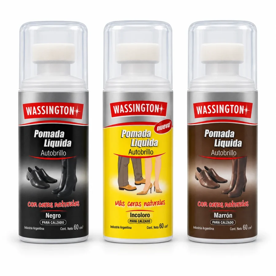 Wassington Pomada Líquida para calzado 60cm3