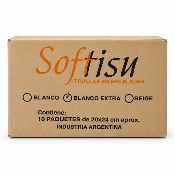Caja toallas intercaladas Blancas