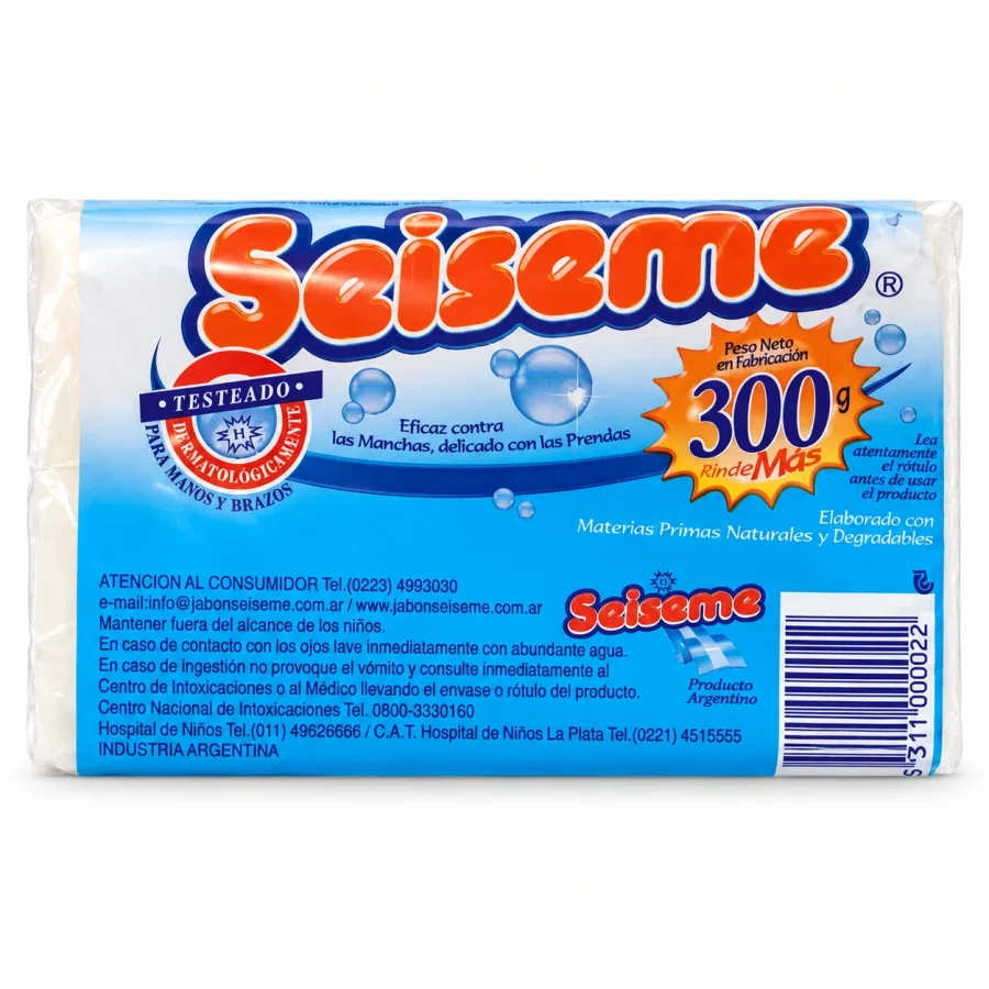 Jabón en pan Seiseme 300gr