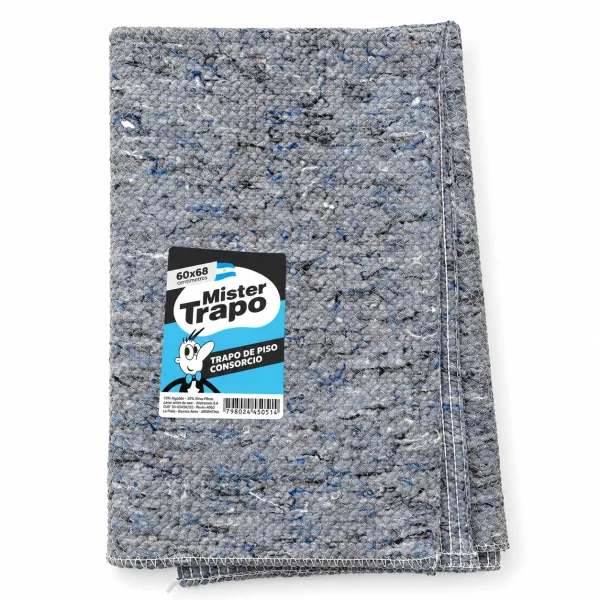 Trapo de piso gris Industrial Mister Trapo